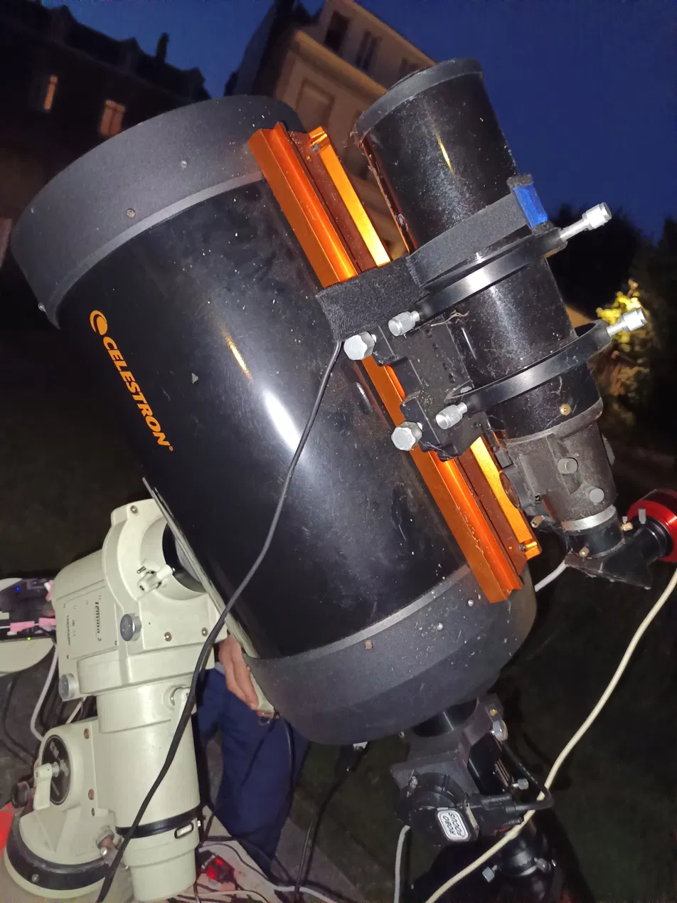 OTA Celestron C11 + lunette guide Kepler